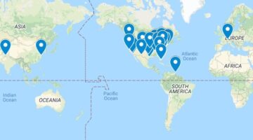 MMARK Alumni map